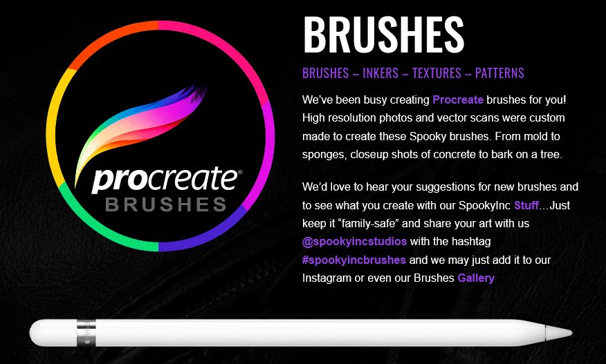 custom procreate brushes