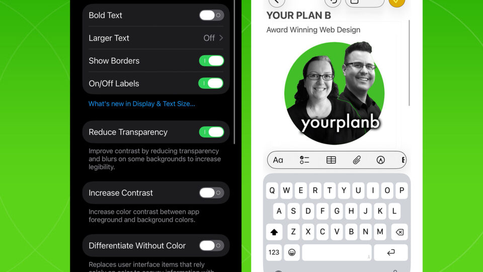 ios 26.1 show borders